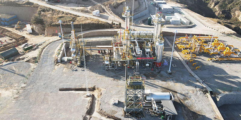 Проект расширения системы очистки природного газа на горе Колокольня в Шаньси